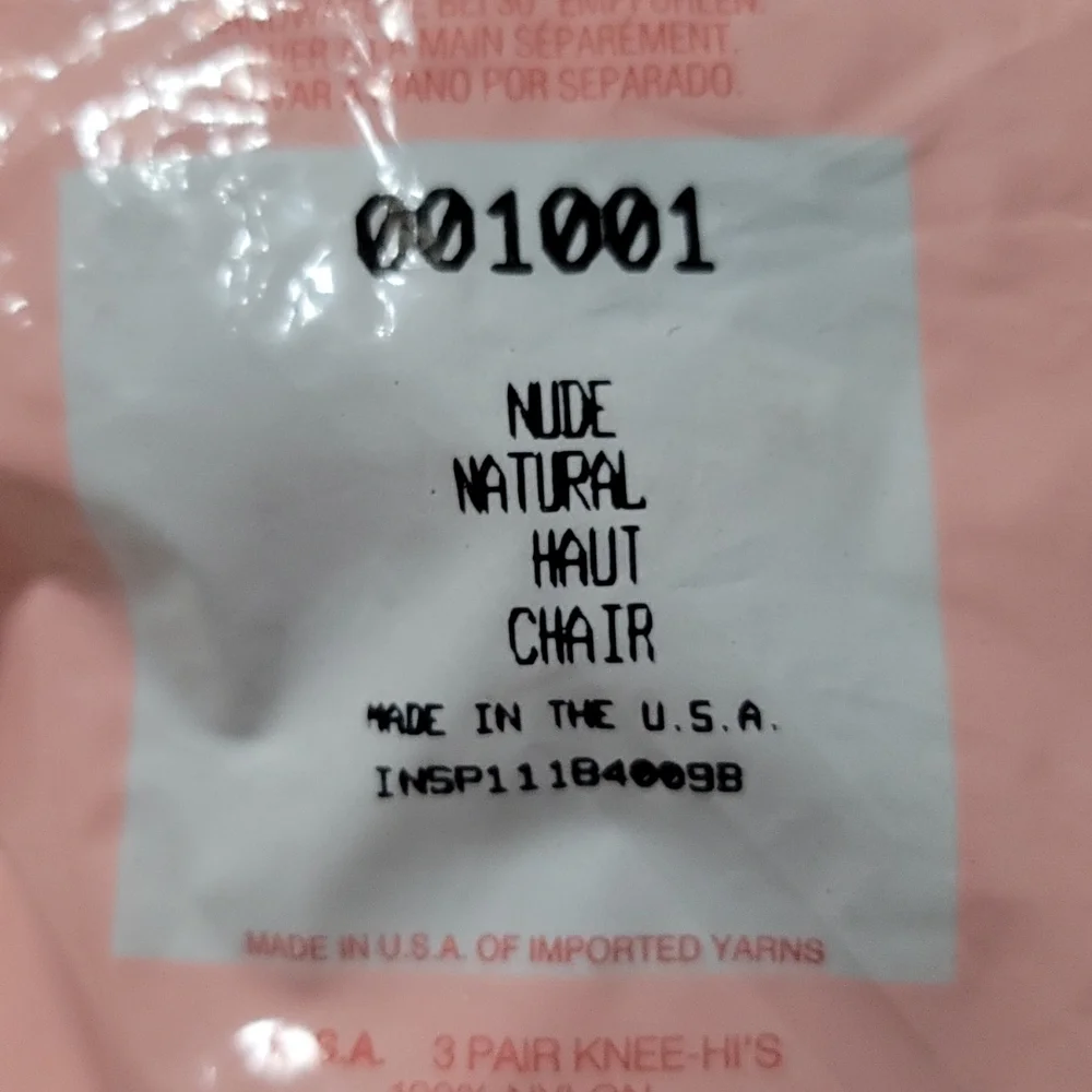 Women Silkies Knee Hi Regular‎ 3-pak Nude. 3 packages per purchase